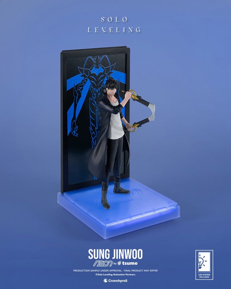 Solo Leveling Neon Figur 1/9 Sung Jinwoo 20 cm Image 7