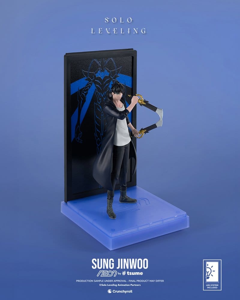 Solo Leveling Neon Figur 1/9 Sung Jinwoo 20 cm Image 8