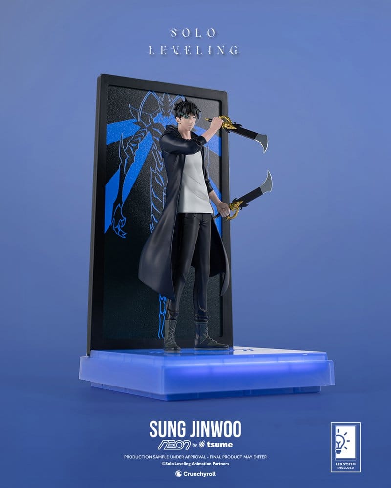 Solo Leveling Neon Figur 1/9 Sung Jinwoo 20 cm Image 9