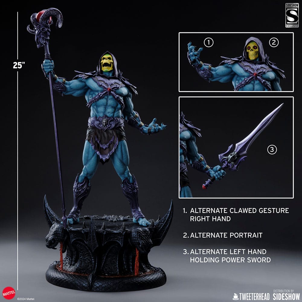 Masters of the Universe Legends Statue 1/5 Skeletor (Classic Edition) Sideshow Exclusive 63 cm Image 6