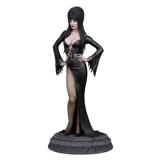 Elvira: Mistress of the Dark Maquette 1/4 Elvira (Black Glitter Dress) 48 cm Image 1