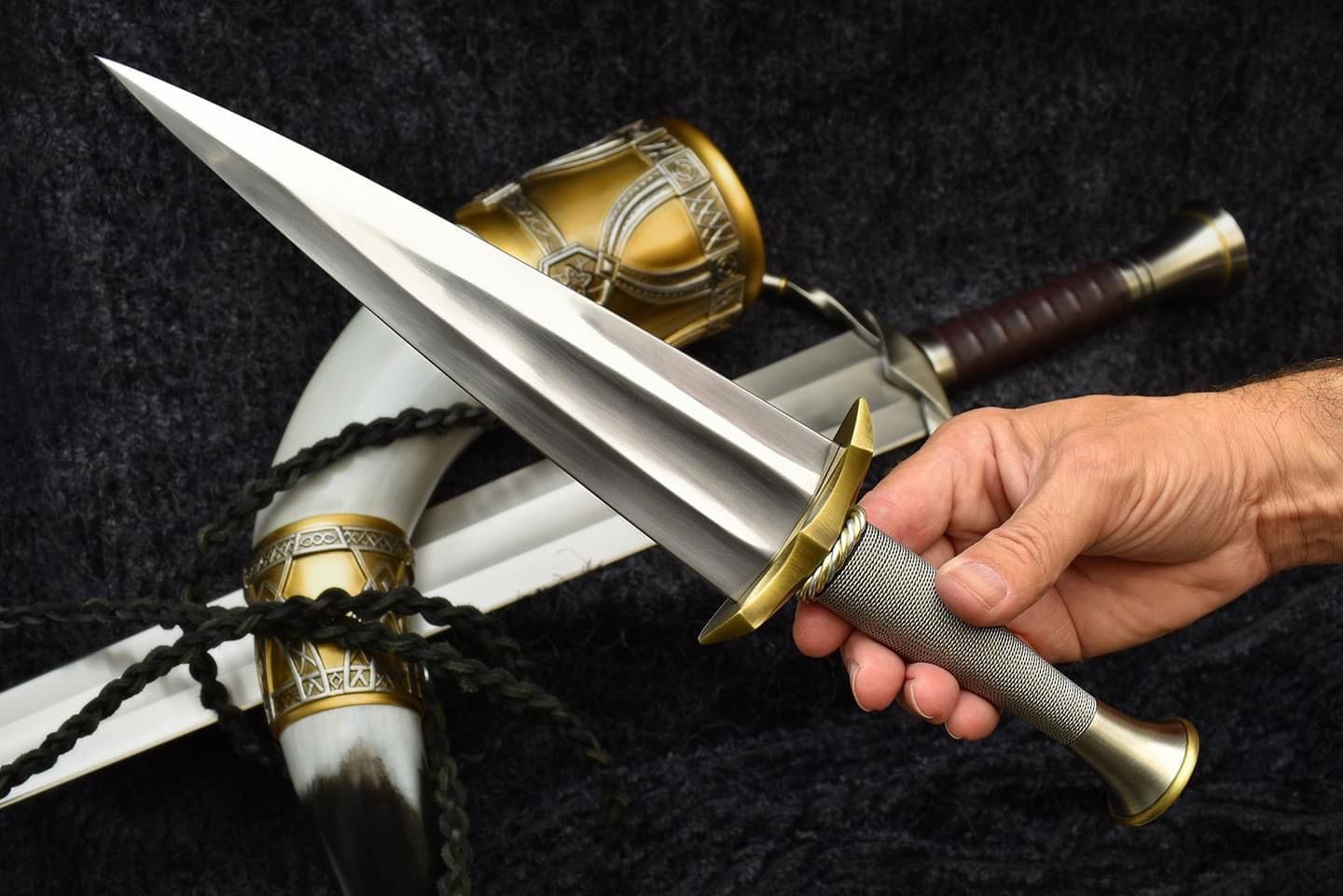 Herr der Ringe Replik 1/1 Boromir's Dolch 50 cm Image 2