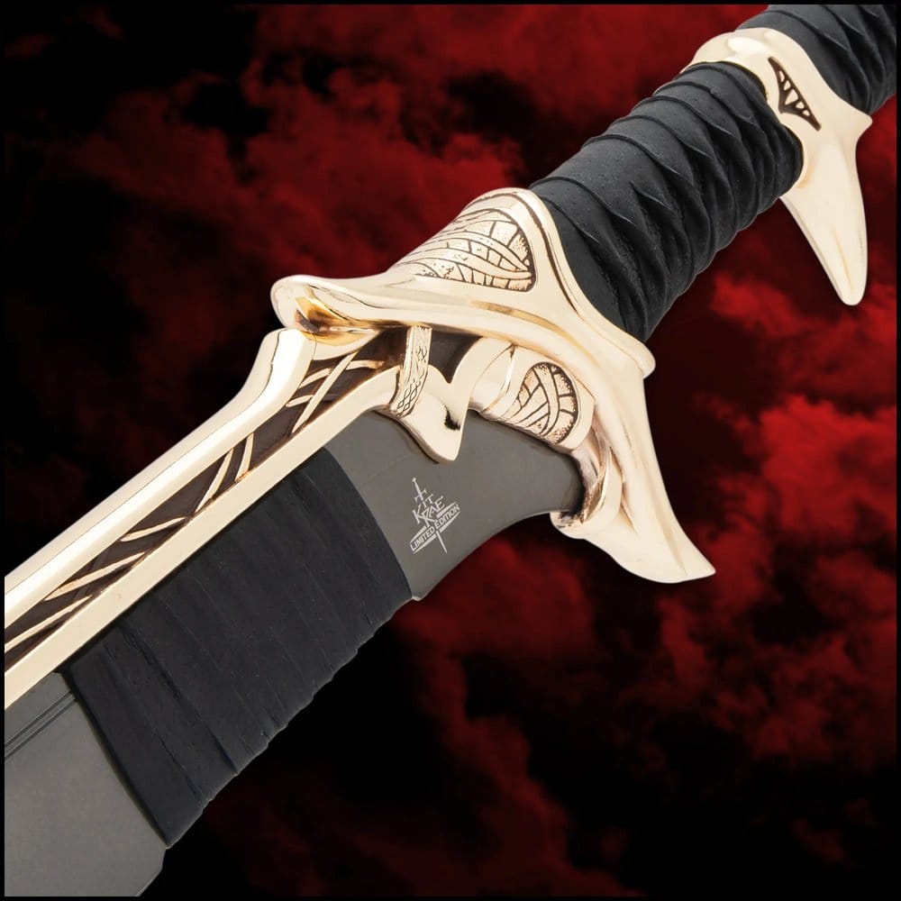 Kit Rae Swords of the Ancients Replik Savathos-Mithrodin Kriegsschwert Gold Version 111 cm Image 2