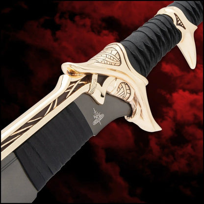 Kit Rae Swords of the Ancients Replik Savathos-Mithrodin Kriegsschwert Gold Version 111 cm Image 2