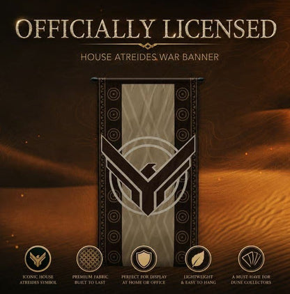 Dune Replik 1/1 Kriegsbanner House Atreides Image 3