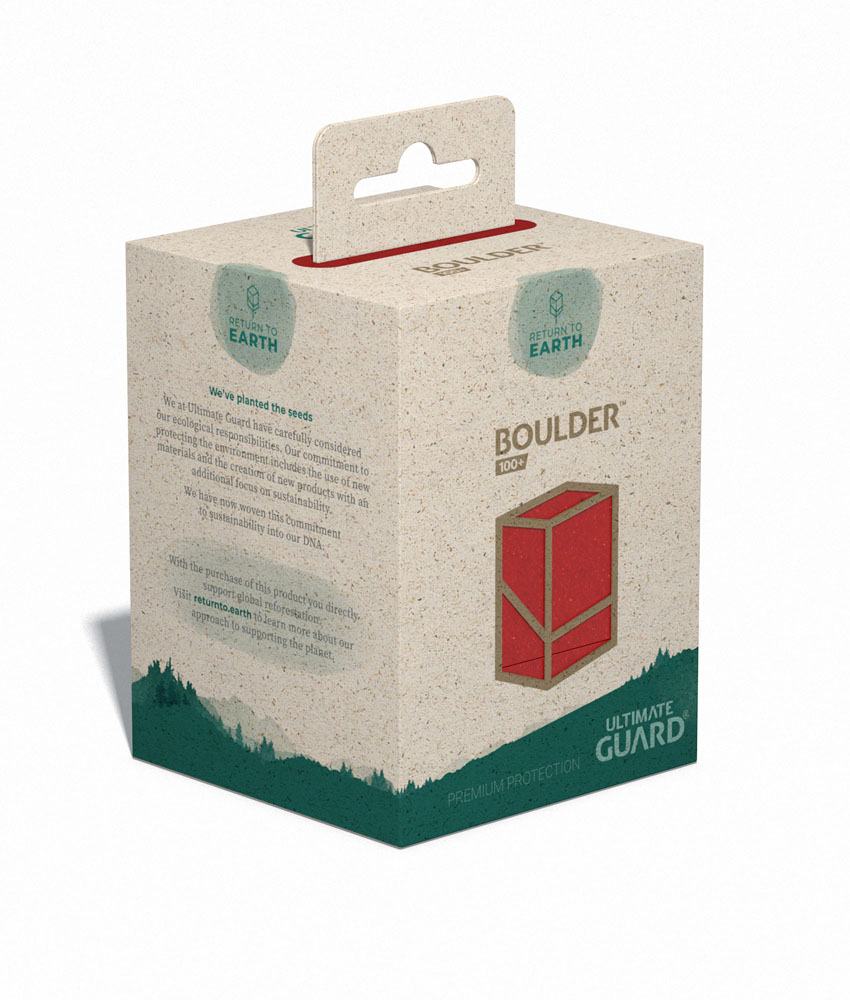 Ultimate Guard Return To Earth Boulder Deck Case 100+ Standardgröße Rot Image 11