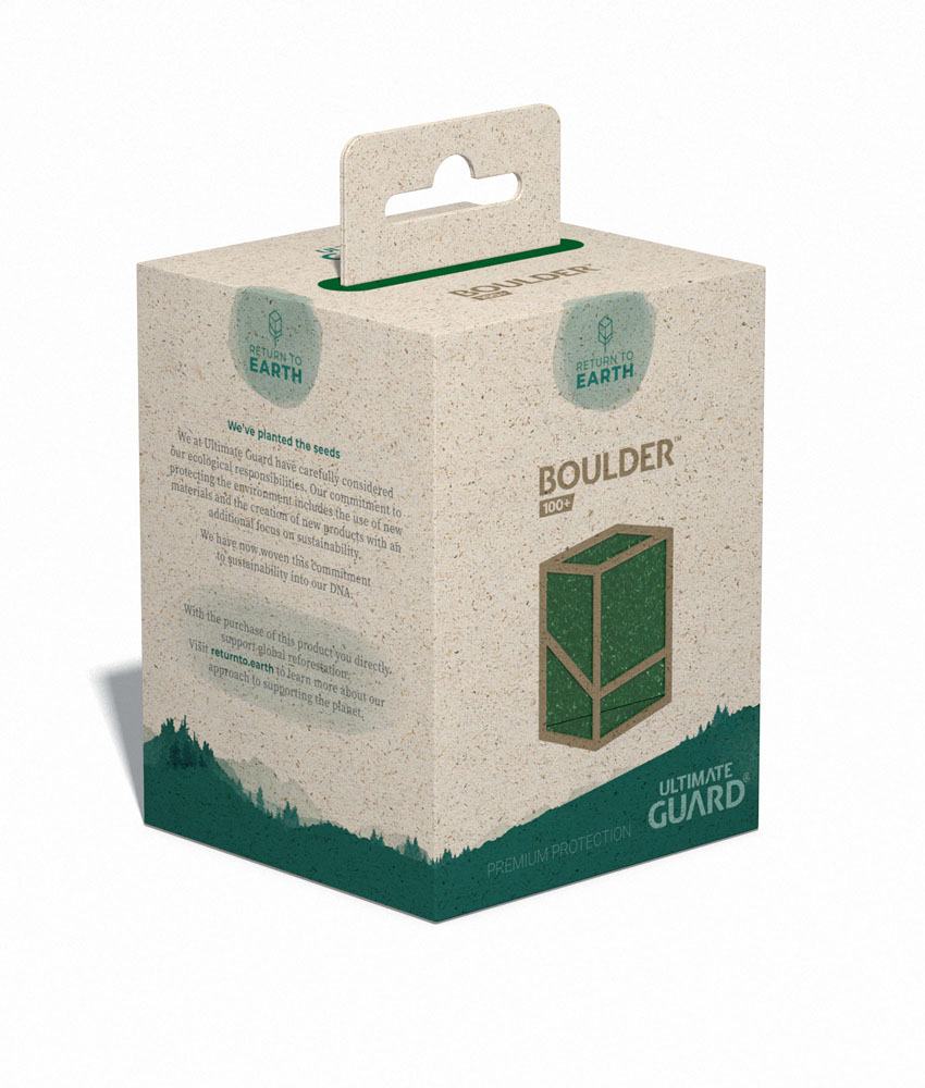 Ultimate Guard Return To Earth Boulder Deck Case 100+ Standardgröße Grün Image 11