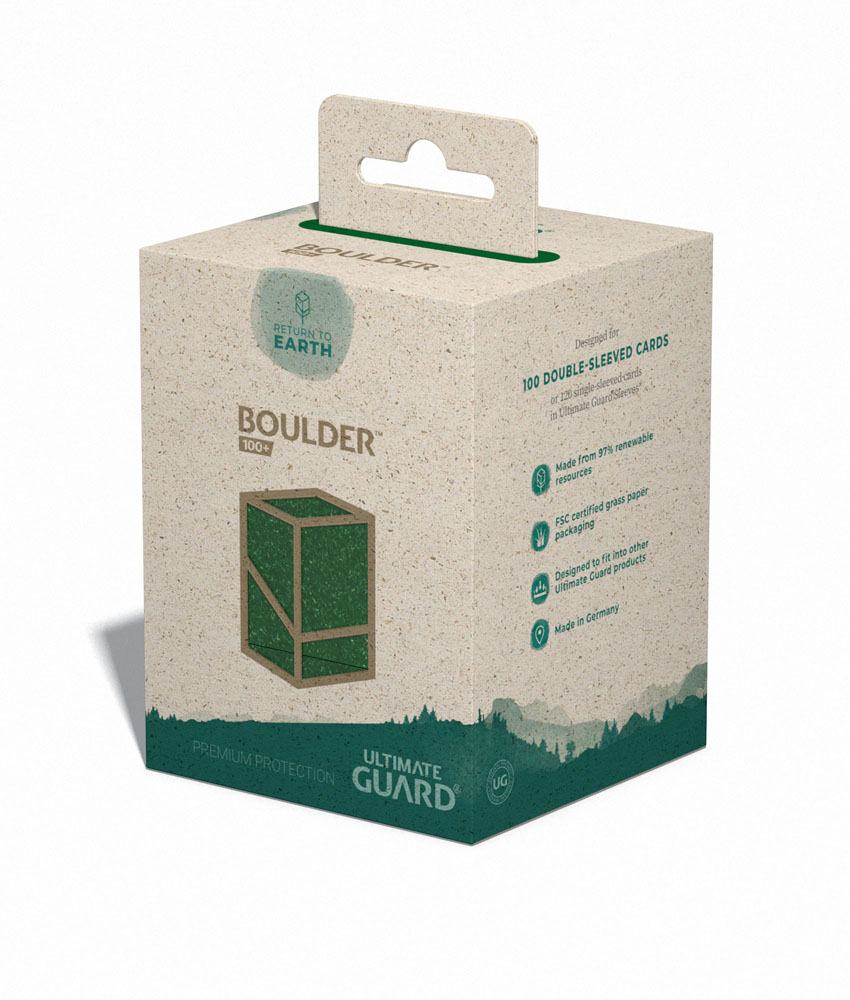 Ultimate Guard Return To Earth Boulder Deck Case 100+ Standardgröße Grün Image 12