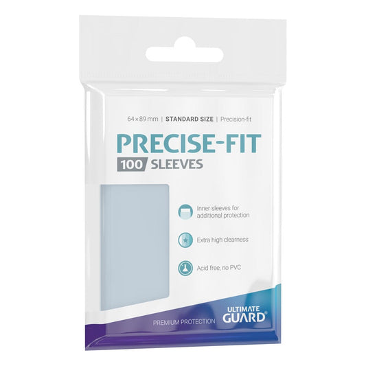 Ultimate Guard Precise-Fit Sleeves Standardgröße Transparent (100) Image 2