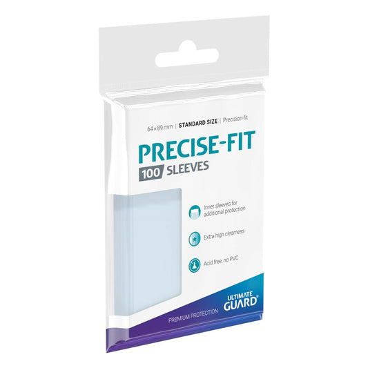 Ultimate Guard Precise-Fit Sleeves Standardgröße Transparent (100) Image 1