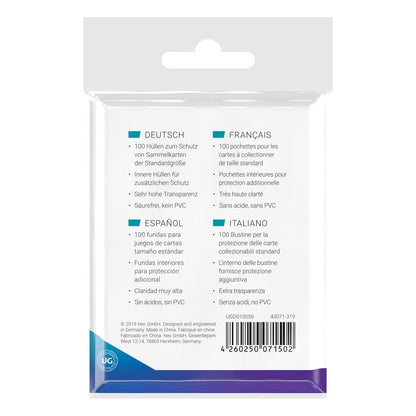Ultimate Guard Precise-Fit Sleeves Standardgröße Transparent (100) Image 4