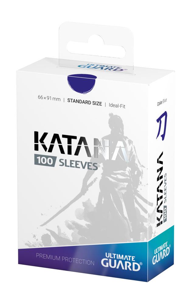 Ultimate Guard Katana Sleeves Standard Size (100) - Blue Image 4