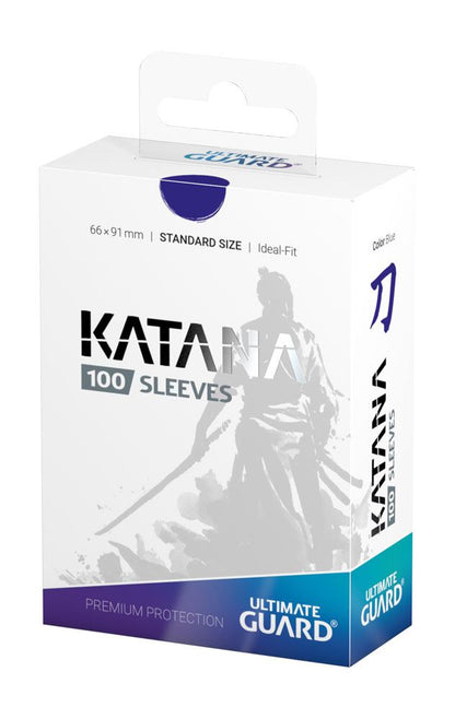 Ultimate Guard Katana Sleeves Standard Size (100) - Blue Image 4