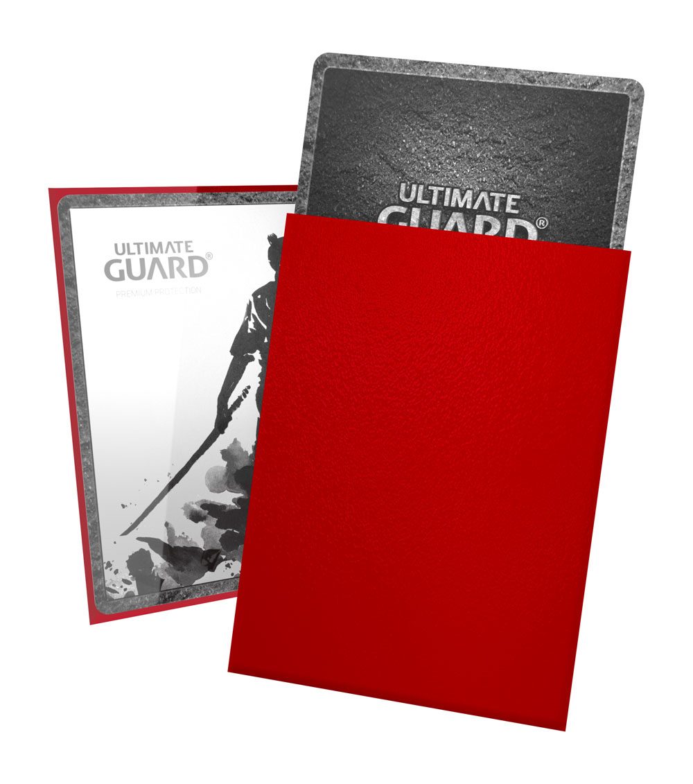 Ultimate Guard Katana Sleeves Standard Size (100) - Red Image 3