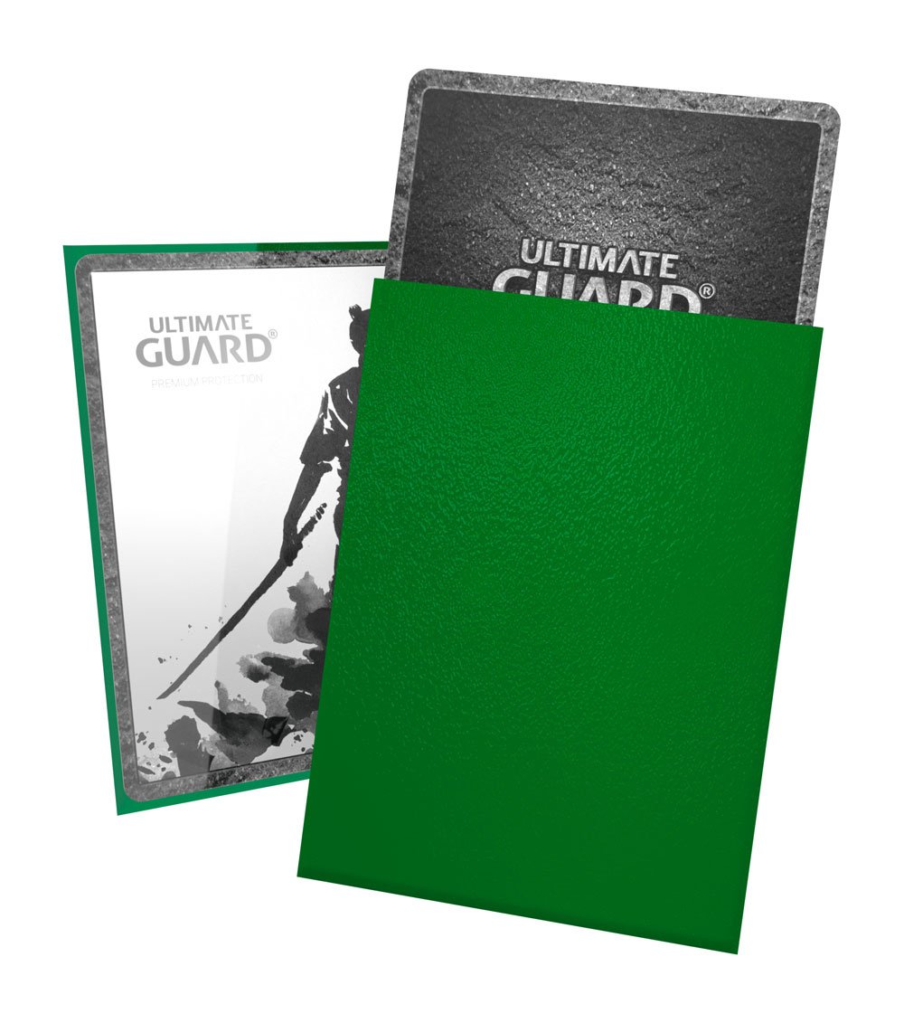 Ultimate Guard Katana Sleeves Standard Size (100) - Green Image 3