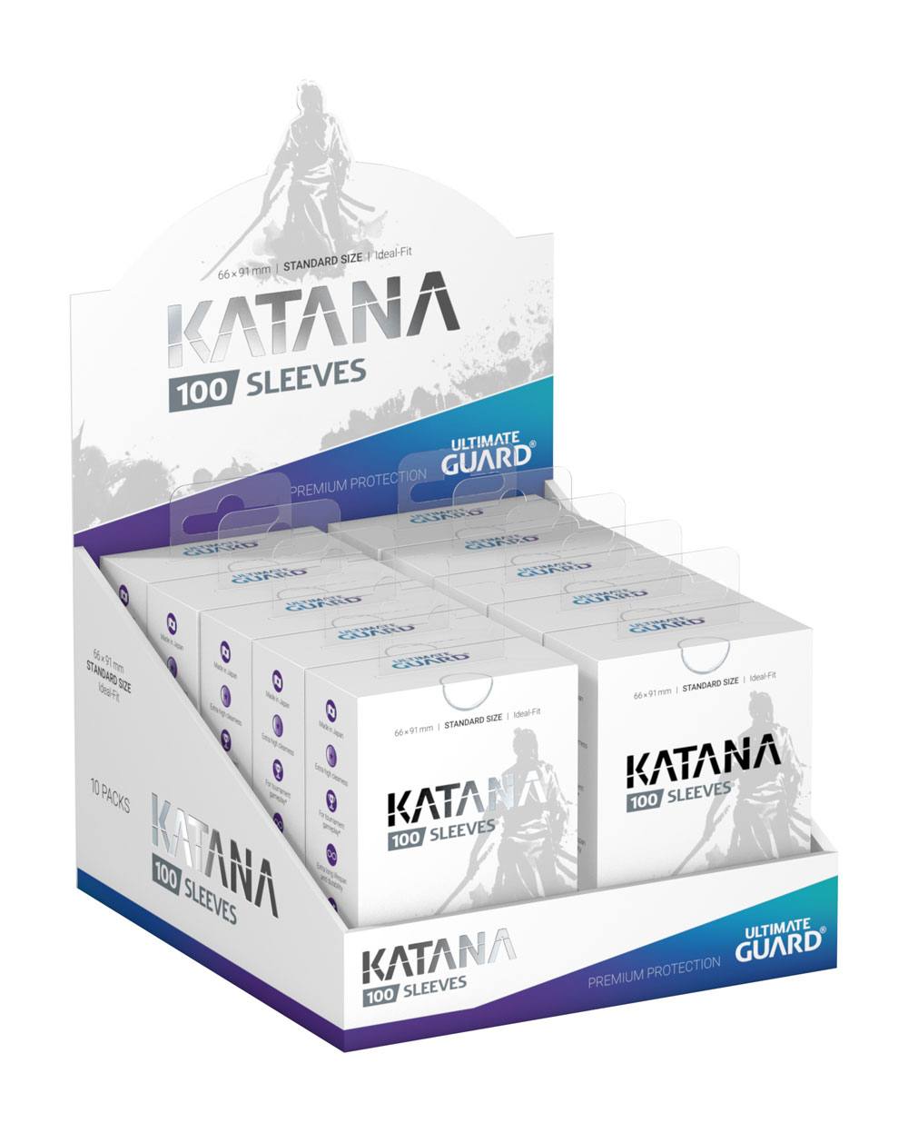 Ultimate Guard Katana Sleeves Standard Size (100) - White Image 5