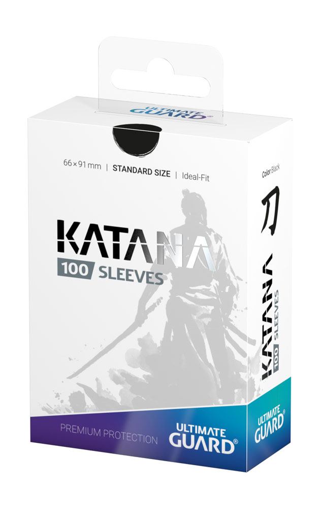 Ultimate Guard Katana Sleeves Standard Size (100) - Black Image 4
