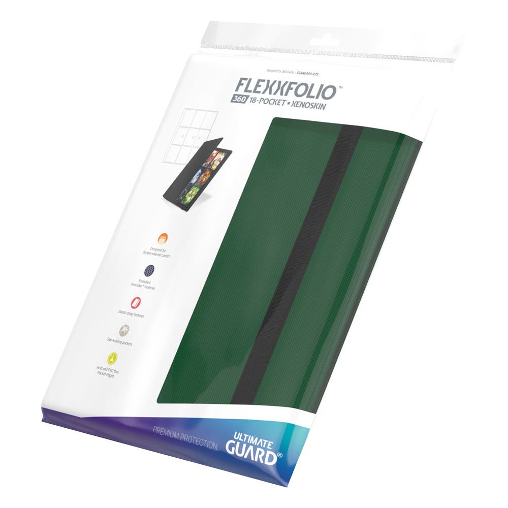 Ultimate Guard Flexxfolio 360 18-Pocket Xenoskin - Green Image 8