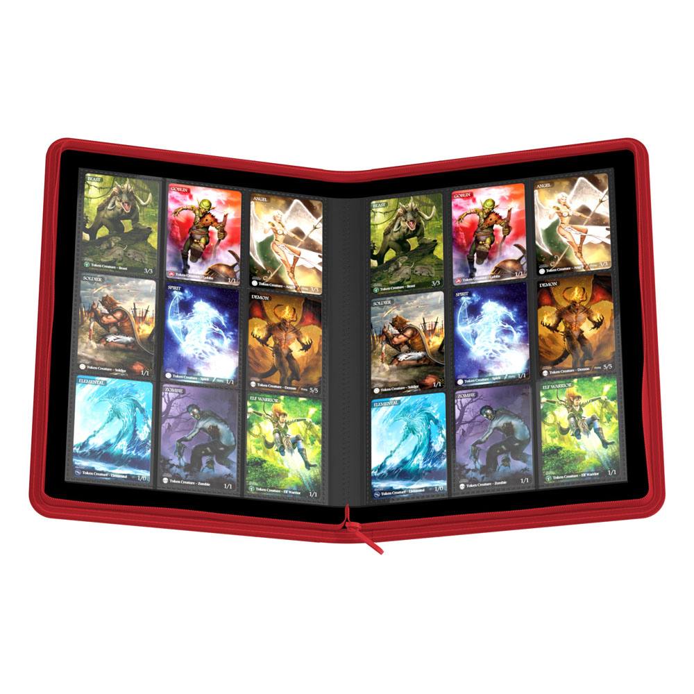 Ultimate Guard Zipfolio 360 18-Pocket Xenoskin - Red Image 7