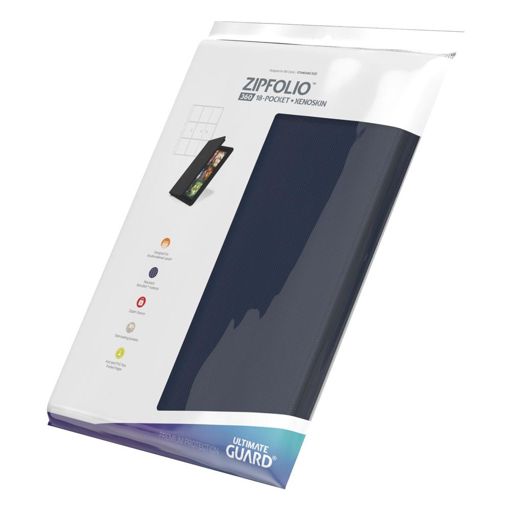 Ultimate Guard Zipfolio 360 18-Pocket Xenoskin - Blue Image 8