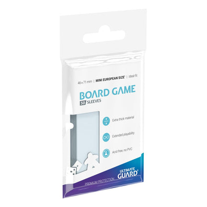 Ultimate Guard Premium Soft Sleeves für Brettspielkarten Mini European (50) Image 1