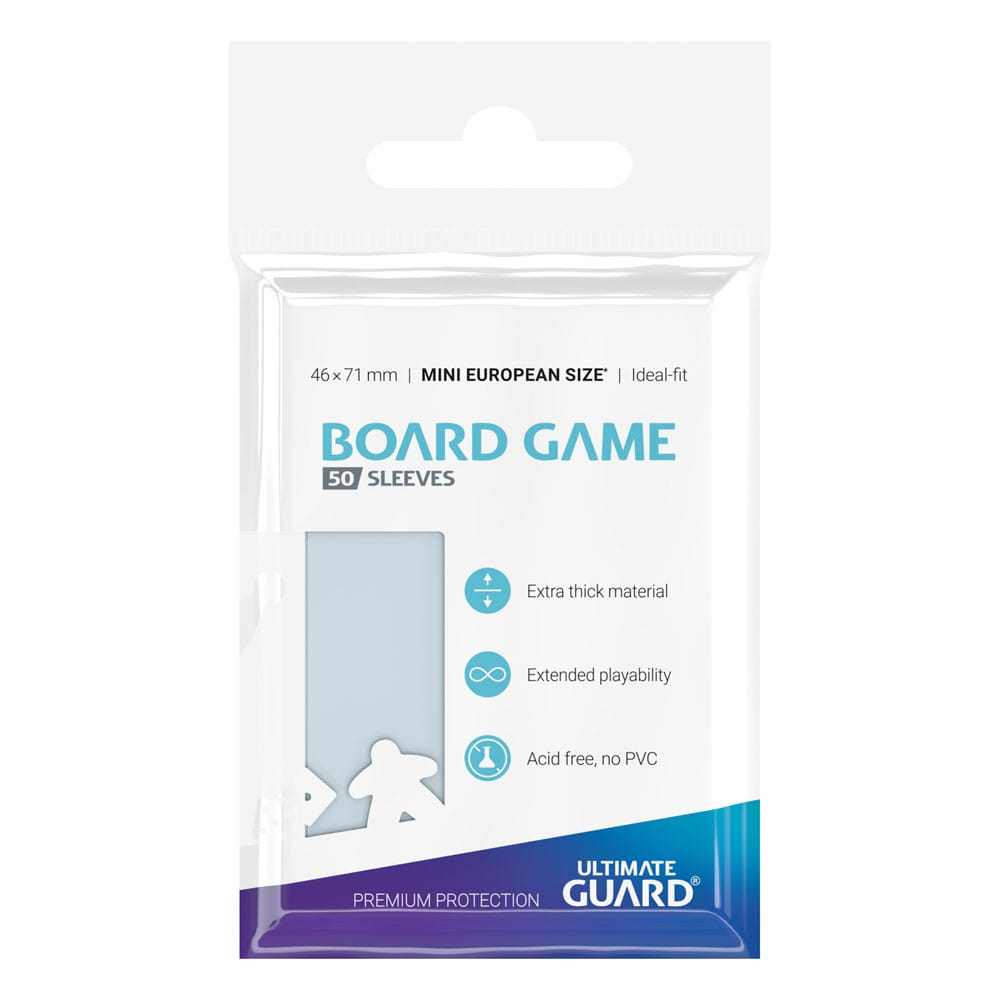 Ultimate Guard Premium Soft Sleeves für Brettspielkarten Mini European (50) Image 3