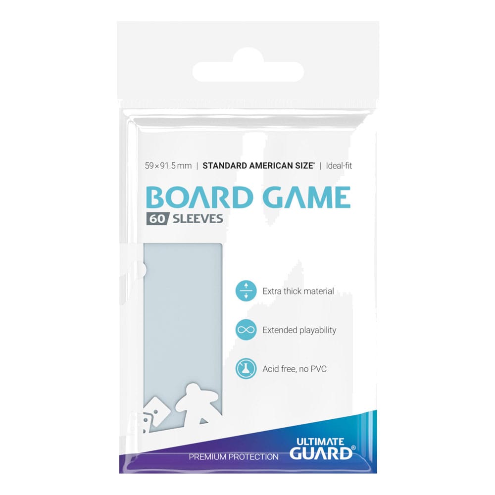 Ultimate Guard Board Game Sleeves (60) - Standard American Image 1