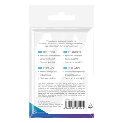 Ultimate Guard Premium Soft Sleeves für Brettspielkarten Standard American (60) Image 4