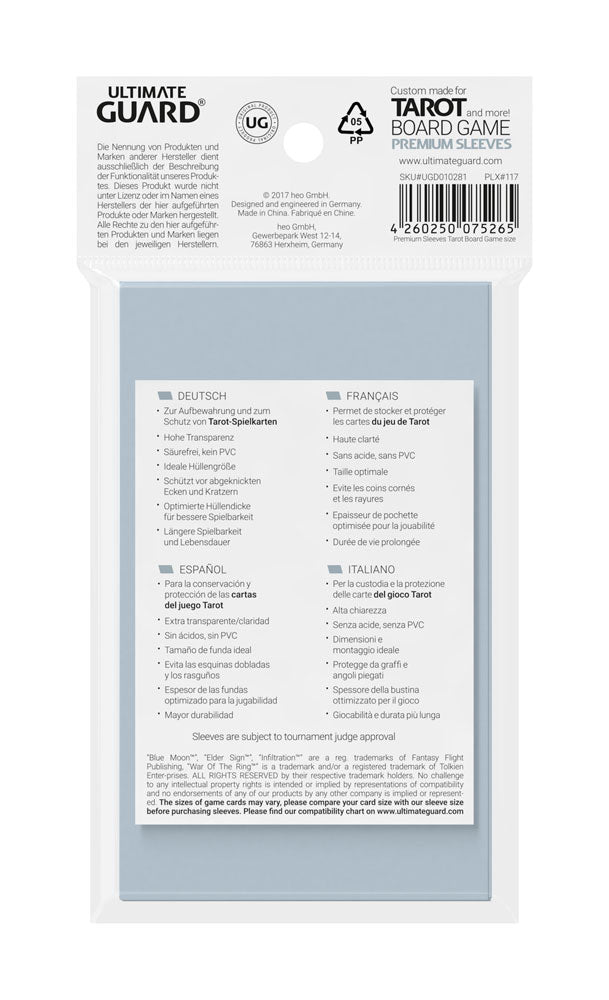 Ultimate Guard Premium Soft Sleeves für Tarot-Karten (50) Image 3