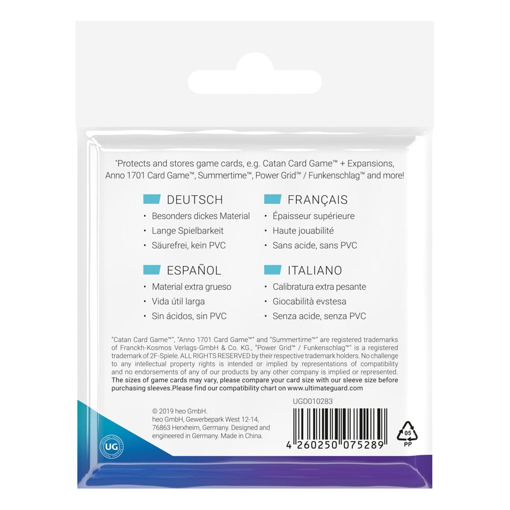 Ultimate Guard Board Game Sleeves (50) - Square Image 4