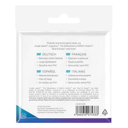 Ultimate Guard Premium Soft Sleeves für Brettspielkarten Quadratisch Groß (50) Image 4