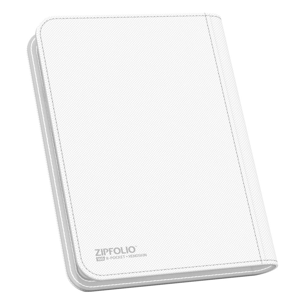 Ultimate Guard Zipfolio 160 8-Pocket Xenoskin - White Image 4