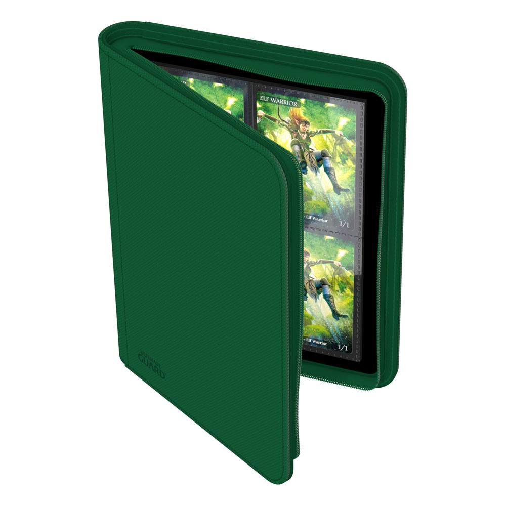 Ultimate Guard Zipfolio 160 8-Pocket Xenoskin - Green Image 6