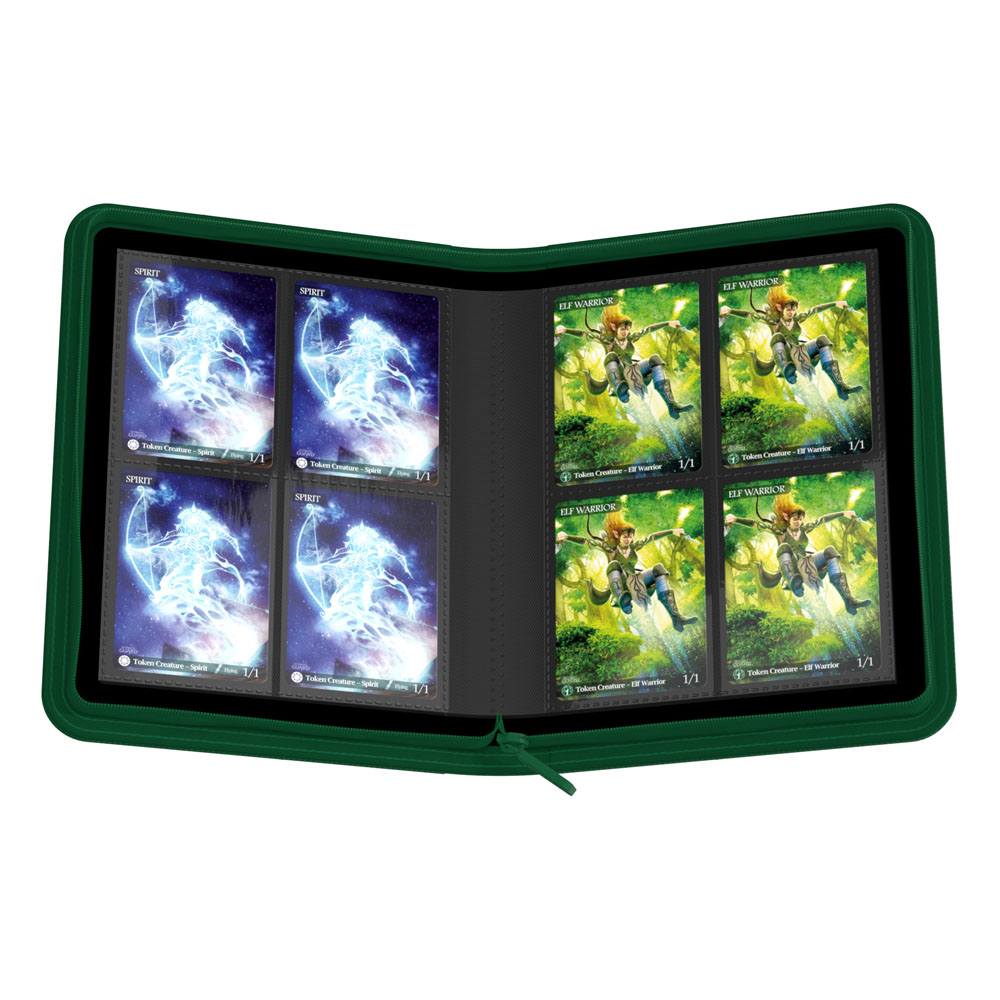 Ultimate Guard Zipfolio 160 8-Pocket Xenoskin - Green Image 7