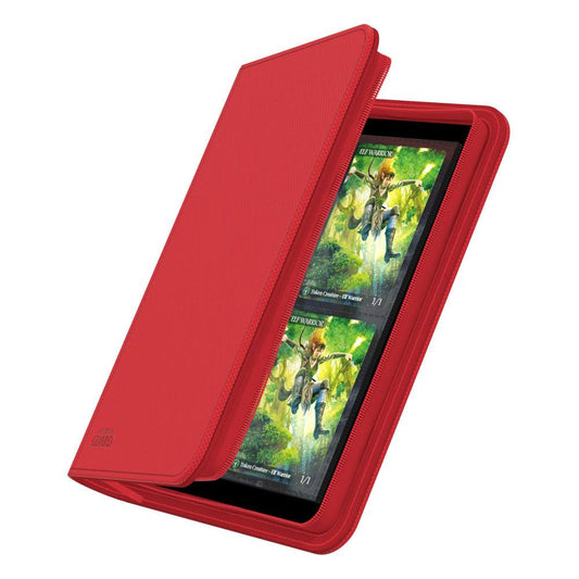 Ultimate Guard Zipfolio 160 8-Pocket Xenoskin - Red Image 2