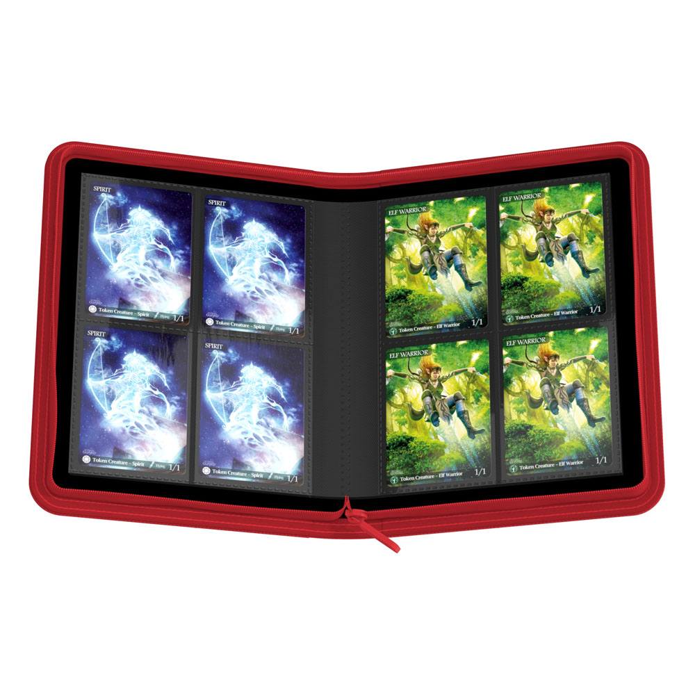 Ultimate Guard Zipfolio 160 8-Pocket Xenoskin - Red Image 7