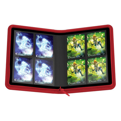 Ultimate Guard Zipfolio 160 8-Pocket Xenoskin - Red Image 7