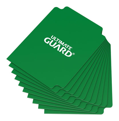 Ultimate Guard Card Dividers Standard Size (10) - Green Image 1