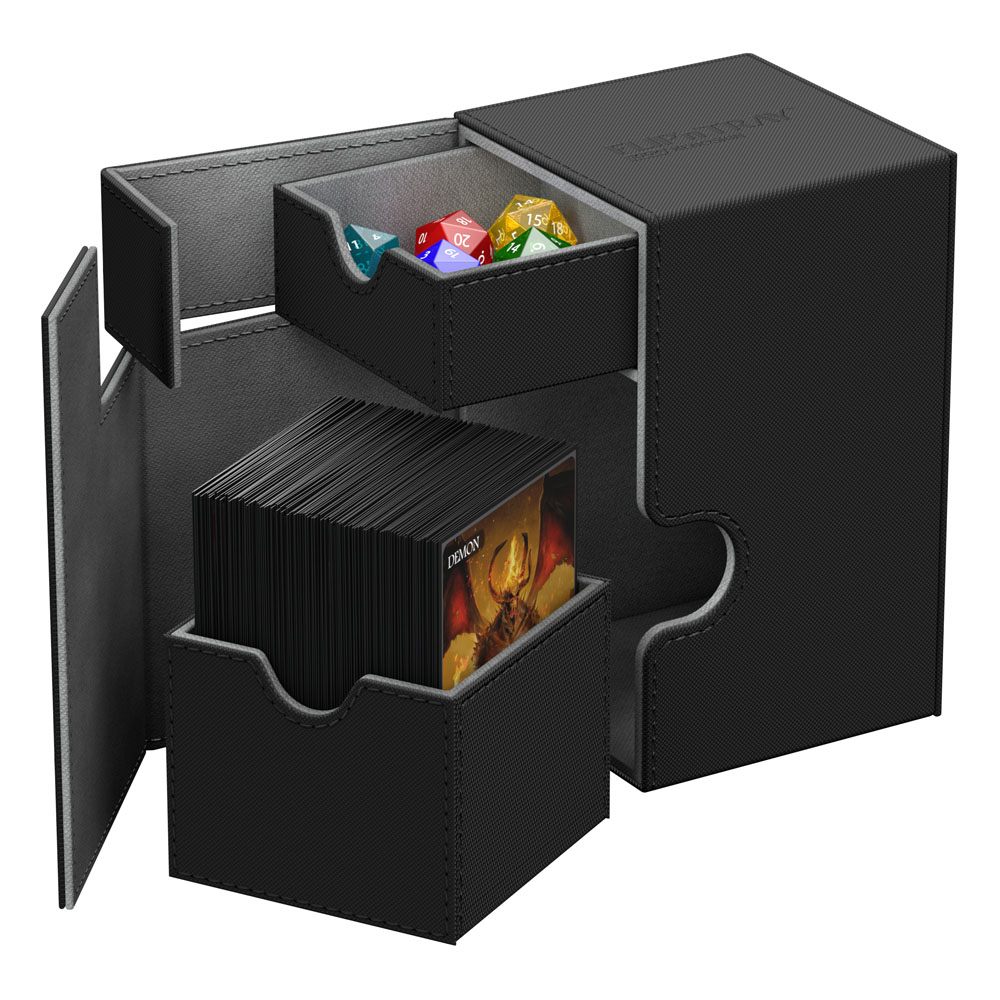 Ultimate Guard Flip´n´Tray Deck Case 100+ Standardgröße XenoSkin Schwarz Image 5
