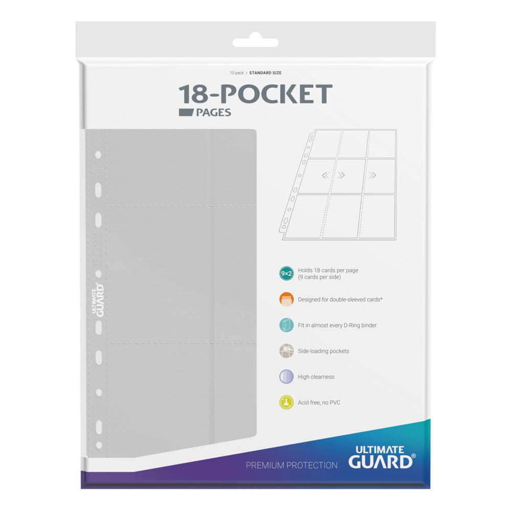 Ultimate Guard 18-Pocket Pages Side-Loading Weiß (10) Image 3