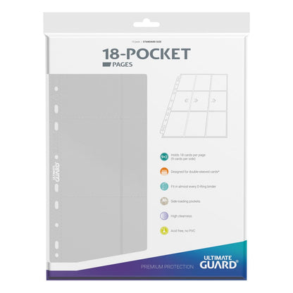 Ultimate Guard 18-Pocket Pages Side-Loading Weiß (10) Image 3