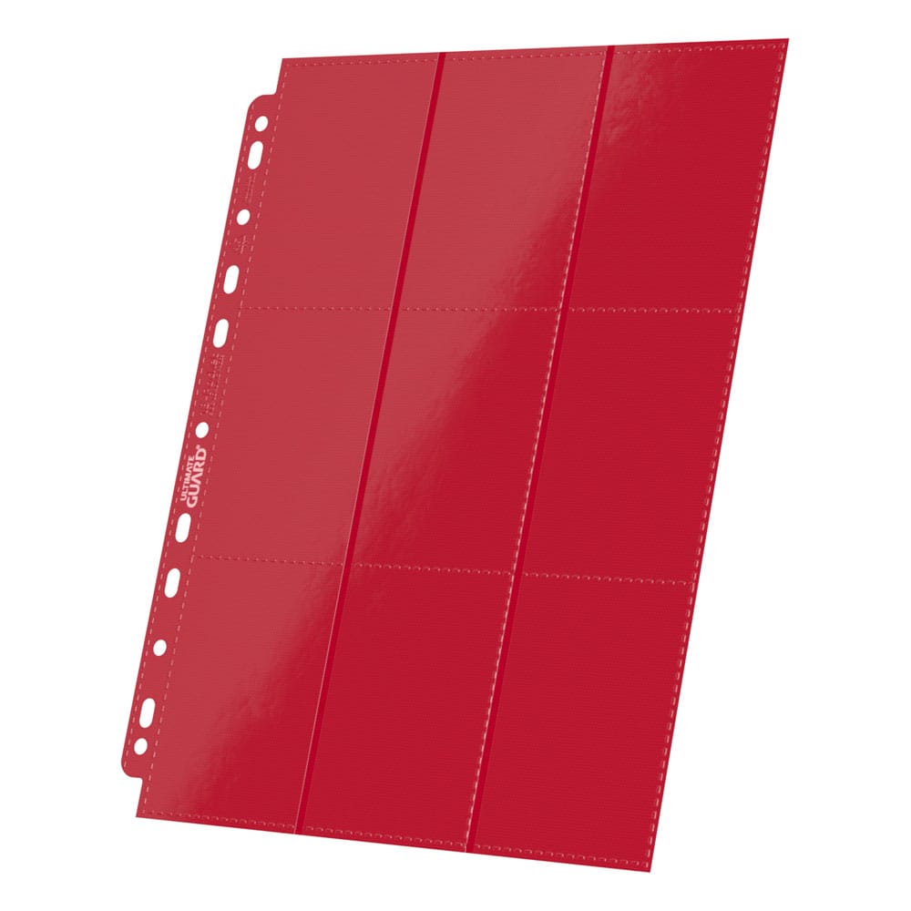 Ultimate Guard 18-Pocket Pages Side-Loading (10) - Red Image 4