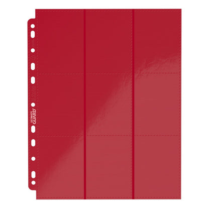 Ultimate Guard 18-Pocket Pages Side-Loading (10) - Red Image 6