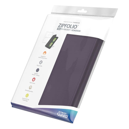 Ultimate Guard Zipfolio 160 8-Pocket Xenoskin - Purple Image 8
