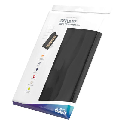 Ultimate Guard Zipfolio 320 16-Pocket Xenoskin - Black Image 8