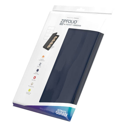 Ultimate Guard Zipfolio 320 16-Pocket Xenoskin - Blue Image 8