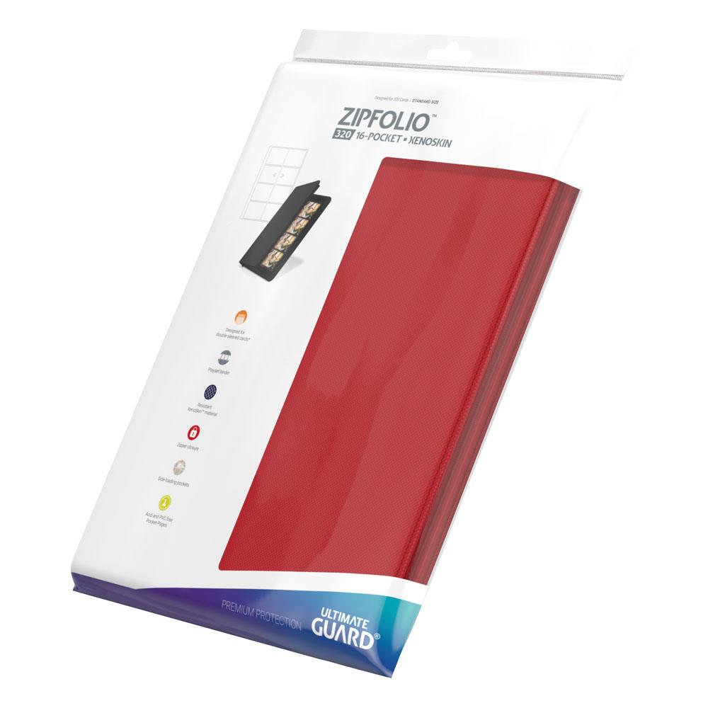 Ultimate Guard Zipfolio 320 16-Pocket Xenoskin - Red Image 8