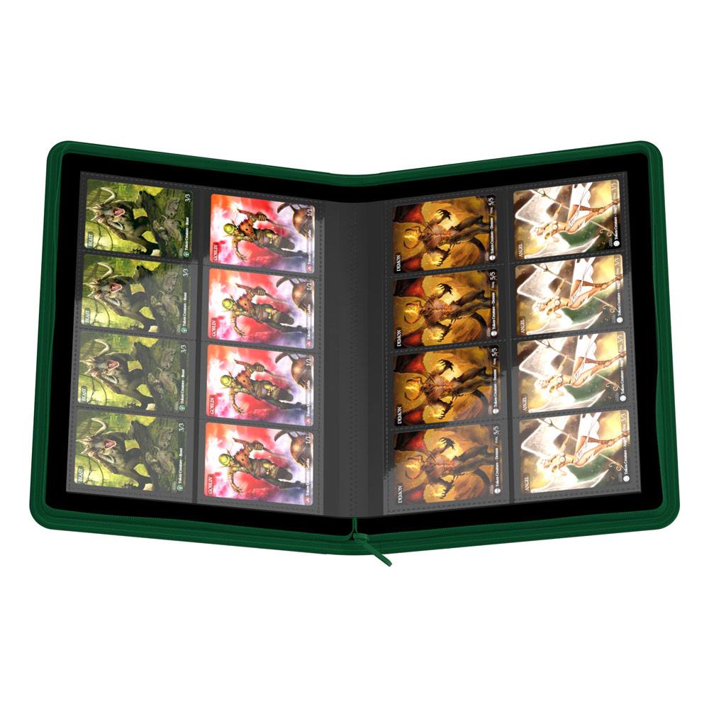 Ultimate Guard Zipfolio 320 16-Pocket Xenoskin - Green Image 7