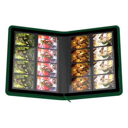 Ultimate Guard Zipfolio 320 16-Pocket Xenoskin - Green Image 7