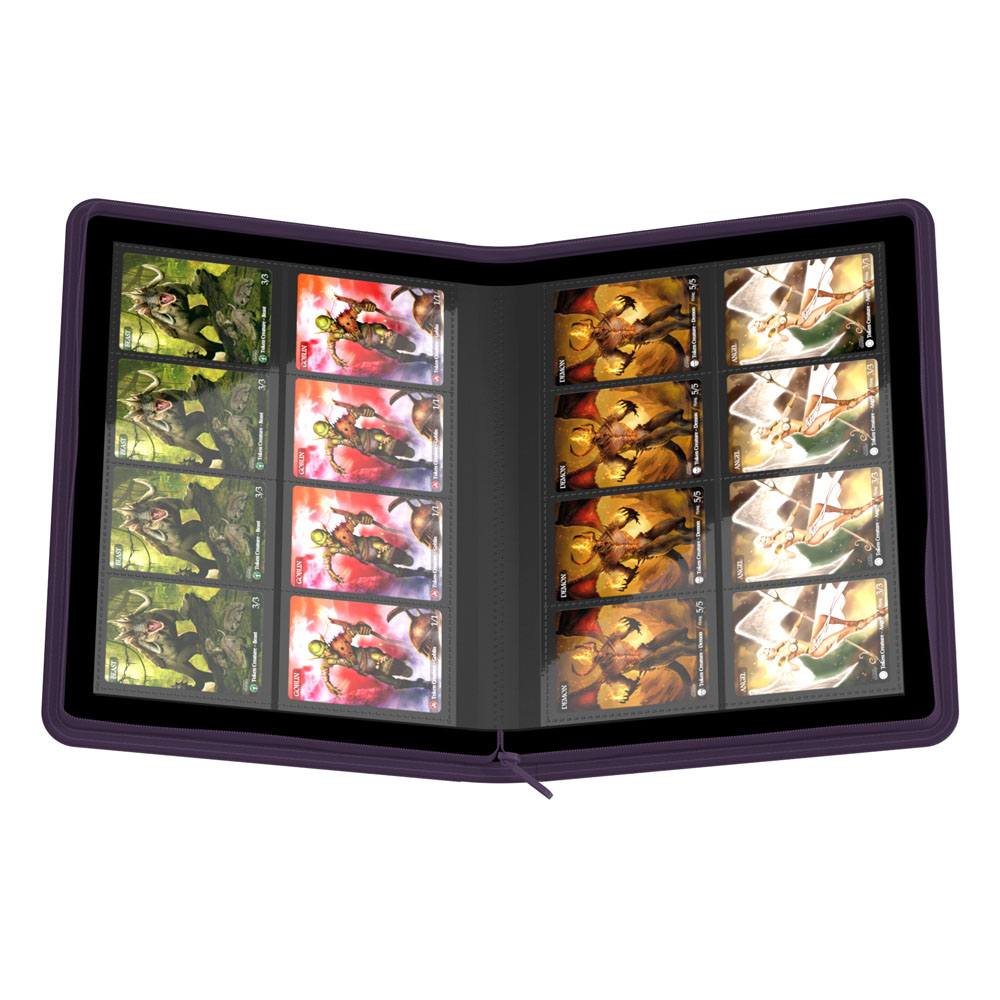 Ultimate Guard Zipfolio 320 16-Pocket Xenoskin - Purple Image 7